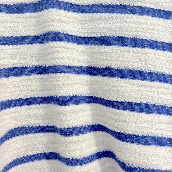 MOTHERHOOD MATERNITY LONG-SLEEVE SHIRT | TOP | WHITE AND BLUE STRIPES | SZ LARGE - Picture 7 of 7